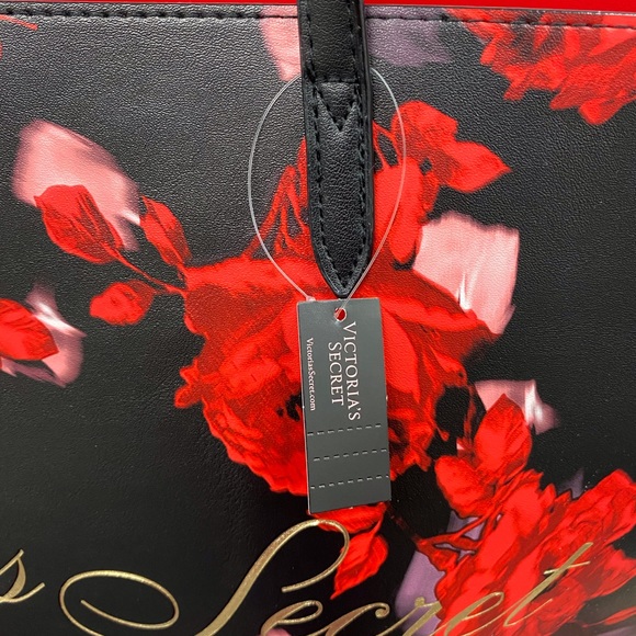 🌹 VICTORIA RED ROSE TOTE BAG - Picture 5 of 6